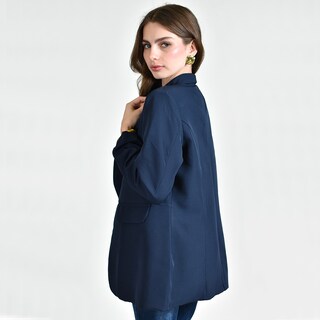 Foto 3 | Foto 3 | Blazer Roman Fashion Manga 3/4 Para Mujer