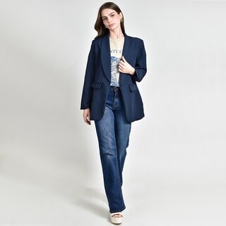 Foto 5 | Foto 5 | Blazer Roman Fashion Manga 3/4 Para Mujer