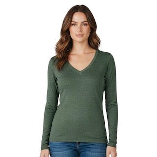 Foto 1 | Foto 1 | Blusa Eddie Bauer Travel Crewneck Manga Larga Para Mujer Verde