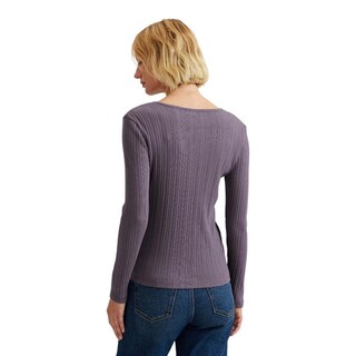 Foto 2 | Foto 2 | Blusa Eddie Bauer Meadowood Rib Manga Larga Para Mujer Violeta