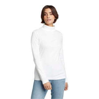 Foto 1 | Foto 1 | Blusa Eddie Bauer Favorite Cuello Alto Para Mujer Blanco
