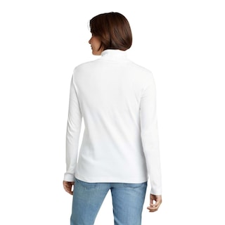 Foto 2 | Foto 2 | Blusa Eddie Bauer Favorite Cuello Alto Para Mujer Blanco