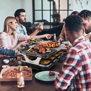 Foto 6 | Foto 6 | Parrilla Eléctrica Voohek Korean Bbq 2 En 1 Antiadherente 1300 W