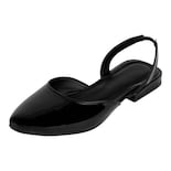 Flats Clásicas Rbbasics Negro Para Mujer