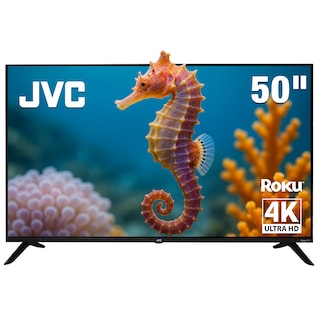 Foto 1 | Foto 1 | Jvc Pantalla Televisión Smart Tv 50 Pulgadas Led 4k Uhd Roku Frameless Dolby Audio 4 Hdmi 2 Usb 1 Av Si50urf