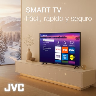 Foto 5 | Foto 5 | Jvc Pantalla Televisión Smart Tv 50 Pulgadas Led 4k Uhd Roku Frameless Dolby Audio 4 Hdmi 2 Usb 1 Av Si50urf