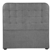 Cabecera Rogga Creta Gris Shadow King Size