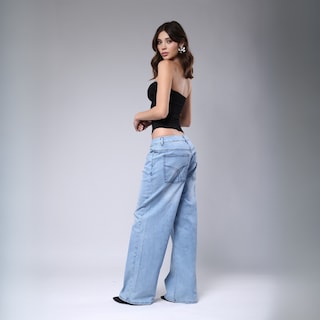 Foto 3 | Foto 3 | Jeans De Dama Recto Savi Jeans Sb4701c Tiro Alto Azul