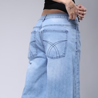 Foto 5 | Foto 5 | Jeans De Dama Recto Savi Jeans Sb4701c Tiro Alto Azul