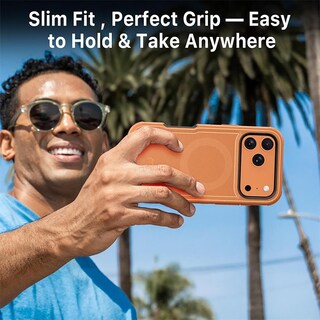 Foto 7 | Foto 7 | Funda Mybat Maverick Rogue para iPhone 17 Pro Max - Naranja