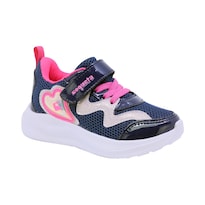 Tenis Coqueta Y Audaz 137300-e Azul Fiusha Para Niña