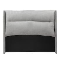 Cabecera Dicasa Becca Gris Nickel King Size