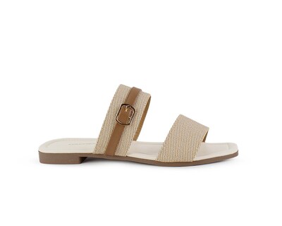 Foto 2 | Foto 2 | Sandalia Gabriela's Beige/Café 530613 con Hebilla para Mujer