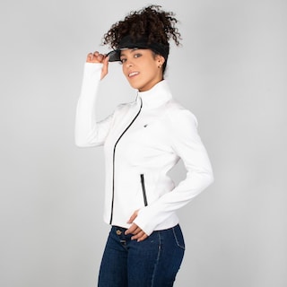 Foto 5 | Foto 5 | Sudadera Greenlander Entallada Para Mujer Con Capucha Blanco