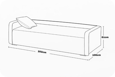 Foto 7 | Foto 7 | Sofá Cama M & E Muebles Anett Chocolate 3 Posiciones