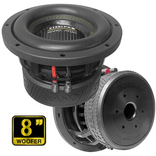 Foto 3 | Foto 3 | Subwoofer 8 Pulg Steelpro Nano-atom-8 Competencia 4+4 Ohm 1300w