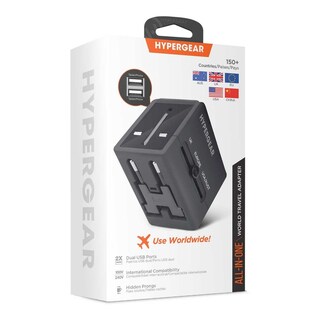 Foto 2 | Foto 2 | Adaptador de Viaje Hypergear Clavija Universal con Doble Puerto USB