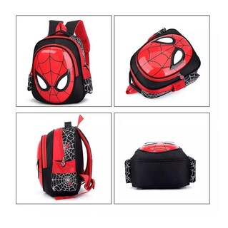 Foto 3 | Foto 3 | Mochila Preescolar Spider Man 3d Color Rojo