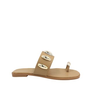 Foto 1 | Foto 1 | Sandalia Piso Senties Tendencia Aplicaciones Metálicas Para Mujer