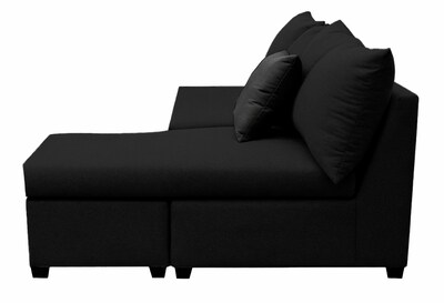 Foto 5 | Foto 5 | Sala Esquinera El Bazar Store Bergen Negro 180x140 Cm Lado Derecho E Izquierdo Lino Nacional