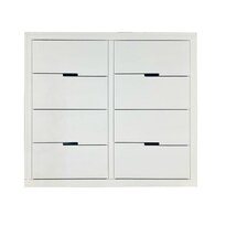 Cajonera Juvenil Cómoda Mueble Guardarropa Closet Jade Blanco Reinicia 21 Muebles