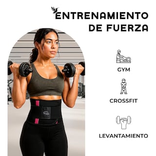 Foto 5 | Foto 5 | Faja de Comprensión Elástica Gym Muuk Fitness Soporte Lumbar Unisex