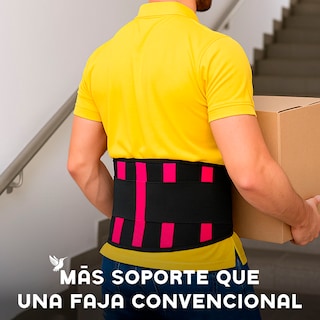 Foto 7 | Foto 7 | Faja de Comprensión Elástica Gym Muuk Fitness Soporte Lumbar Unisex