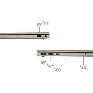 Foto 8 | Foto 8 | Combo Laptop Hp 15.6'' Fhd Touch Intel Core I3-n305 8gb Ram 256gb Ssd Windows 11 Beige 15-fd0230wm C68gjua + Impresora Hp
