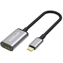 Adaptador USB-C a HDMI Kobilar de Alta Resolución 4k 30hz Gris - Venta Internacional