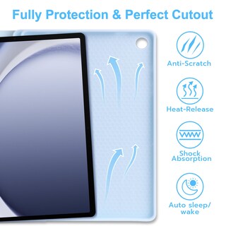 Foto 6 | Foto 6 | Funda con Teclado para Samsung Galaxy Tab A9 Plus 2023 11 Pulgadas - Venta Internacional