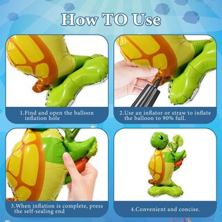 Foto 3 | Foto 3 | Globos de Gas para Cumpleaños 8 Piezas-Venta Internacional