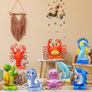 Foto 5 | Foto 5 | Globos de Gas para Cumpleaños 8 Piezas-Venta Internacional