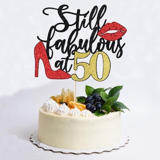 Foto 4 | Foto 4 | La Decoración De Tarta Crseniny Sigue Siendo Fabulosa En Una Fiesta De Cumpleaños De 50 - Venta Internacional.