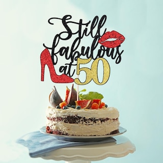 Foto 6 | Foto 6 | La Decoración De Tarta Crseniny Sigue Siendo Fabulosa En Una Fiesta De Cumpleaños De 50 - Venta Internacional.