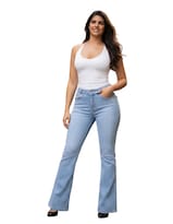 Pantalón Mezclilla Acampanado Britos Jeans Azul 025926