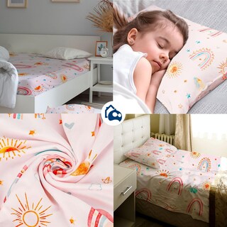 Foto 4 | Foto 4 | Juego De Sábanas Individual 3 Piezas 1800 Hilos Lavable A Máquina Bluelander