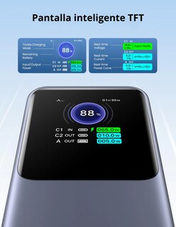 Foto 4 | Foto 4 | Power Bank Ugreen Nexode 20 000mah De 130w Pantalla Digital Gris