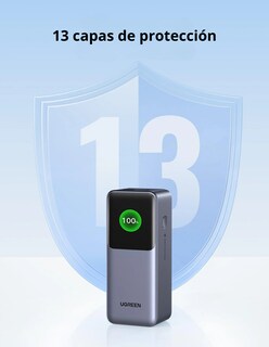 Foto 7 | Foto 7 | Power Bank Ugreen Nexode 20 000mah De 130w Pantalla Digital Gris