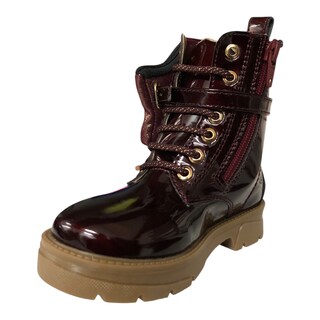 Foto 8 | Foto 8 | Bota Charol Merlot Para Niña Patey Girls