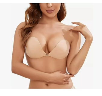 Foto 2 | Foto 2 | Brasier Strapless Push Ups Invisible Modelo Negro 2 Piezas