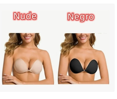 Foto 3 | Foto 3 | Brasier Strapless Push Ups Invisible Modelo Negro 2 Piezas