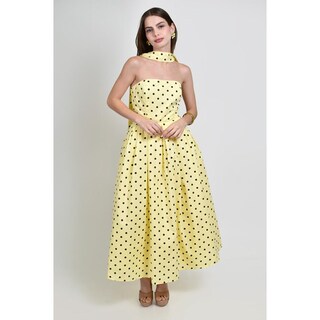 Foto 7 | Foto 7 | Vestido Roman Fashion De Lunares Con Lazo Para Mujer