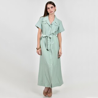 Foto 5 | Foto 5 | Vestido Roman Fashion Camisero Con Cinto Para Mujer