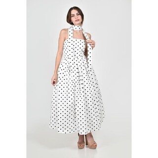 Foto 1 | Foto 1 | Vestido Roman Fashion De Lunares Con Lazo Para Mujer