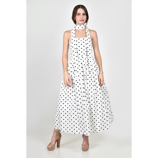 Foto 4 | Foto 4 | Vestido Roman Fashion De Lunares Con Lazo Para Mujer