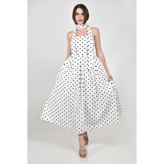 Foto 5 | Foto 5 | Vestido Roman Fashion De Lunares Con Lazo Para Mujer