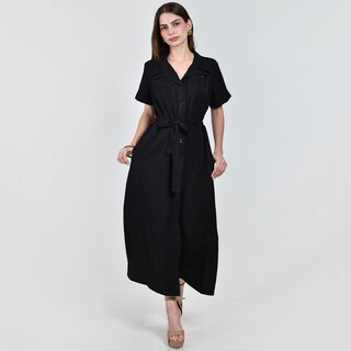 Foto 4 | Foto 4 | Vestido Roman Fashion Camisero Con Cinto Para Mujer