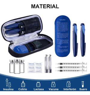 Foto 4 | Foto 4 | Bolsa De Viaje Con Enfriador Para Insulina Y Medicamentos