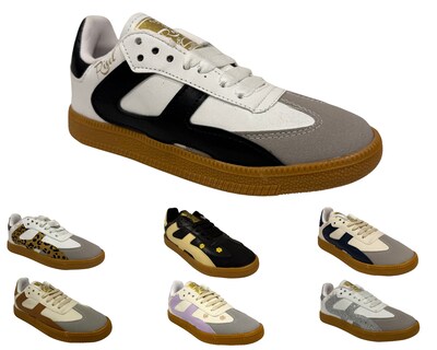 Foto 7 | Foto 7 | Tenis Casual Risel Blanco Con Negro 1498 Para Mujer 1 Par