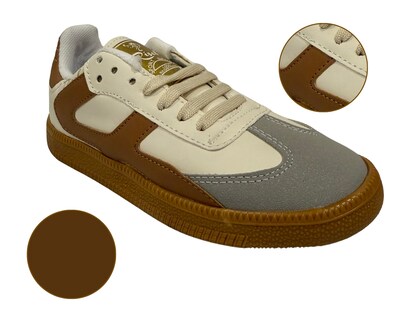 Foto 2 | Foto 2 | Tenis Casual Risel Beige Con Marron 1498 Para Mujer 1 Par